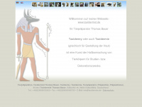 taxidermist.de Webseite Vorschau