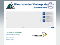 eliteschule-wintersport-oberwiesenthal.de Webseite Vorschau