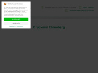 druckerei-ehrenberg.de Webseite Vorschau