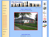 schach-vfb-ottersleben.org Webseite Vorschau