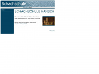 hansch-schach.de Webseite Vorschau