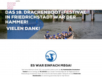 drachenboot-friedrichstadt.de Webseite Vorschau