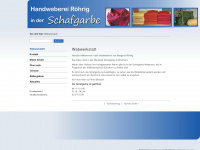 handweberei-roehrig.de Webseite Vorschau