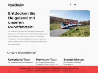 helgolandbahn.de Webseite Vorschau