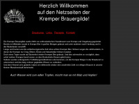 kremper-bier.de Webseite Vorschau