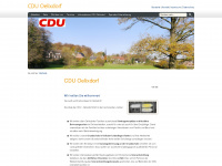 cdu-ortsverband-oelixdorf.de Webseite Vorschau