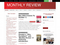 monthlyreview.org Webseite Vorschau