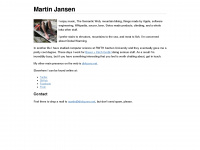 martinjansen.com Webseite Vorschau