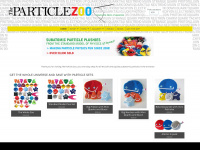 particlezoo.net Webseite Vorschau