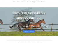 husbyharde.de Webseite Vorschau