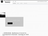 beatfactory.de Webseite Vorschau