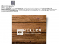 mueller-holzgrosshandel.de Webseite Vorschau