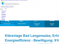 wazv-badlangensalza.de Webseite Vorschau