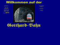 gotthardbahn.ch Webseite Vorschau