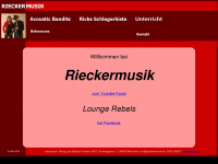 rieckermusik.de Webseite Vorschau
