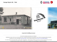 garage-sigrist.ch Webseite Vorschau