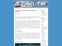 fanszene-rostock.de Webseite Vorschau