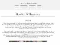 theater-brackwede.de Webseite Vorschau