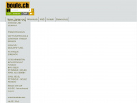 boule.ch Webseite Vorschau