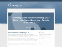 andrologie.at Webseite Vorschau