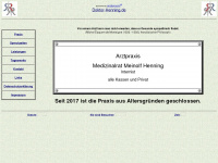 doktor-henning.de Webseite Vorschau