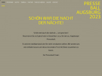 presseball-augsburg.de Webseite Vorschau