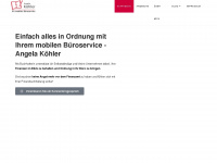 schreibbuero-angela-koehler.de Webseite Vorschau