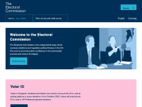 electoralcommission.org.uk Webseite Vorschau