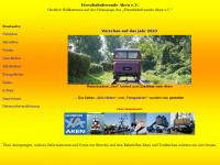 eisenbahnfreunde-aken.de Webseite Vorschau