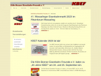 kbef-ev.de Webseite Vorschau