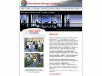 internationalenergyacademy.org Webseite Vorschau