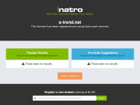 e-trend.net Webseite Vorschau