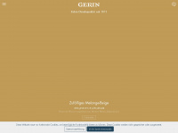 gerin.co.at Webseite Vorschau