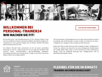 personal-trainer24.com Webseite Vorschau