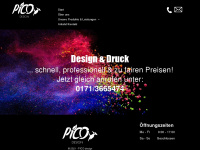 pico-design.de Webseite Vorschau