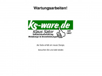 ks-ware.de Webseite Vorschau