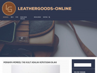 leathergoods-online.com Webseite Vorschau