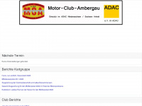 motor-club-ambergau.de Webseite Vorschau