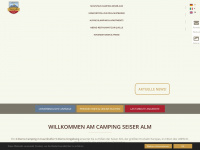camping-seiseralm.com Webseite Vorschau