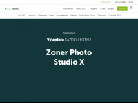 zoner.cz Webseite Vorschau