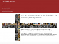 kirchliche-museen.org Webseite Vorschau