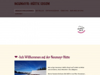 neumayr-huette.de Webseite Vorschau