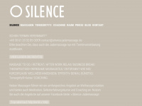 silence-jademassage.de Webseite Vorschau