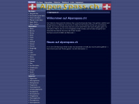 alpenspass.ch Webseite Vorschau