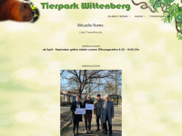tierpark-wittenberg.de Webseite Vorschau