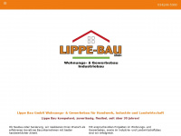lippe-bau-gmbh.de Webseite Vorschau