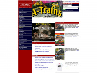 a-trains.com Webseite Vorschau