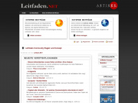 leitfaden.net Webseite Vorschau