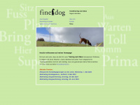 finedog.ch Webseite Vorschau