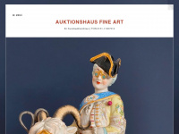 auktionshaus-fine-art.de Webseite Vorschau